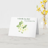 Carte Primevère jaune avec la salutation irlandaise (Fleur jaune)