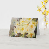 Carte Primrose Posy (Fleur jaune)