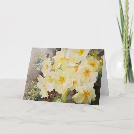 Carte Primrose Posy (Devant)