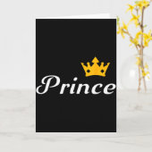 Carte Prince Boys Men Family Matching Valentines Day (Fleur jaune)