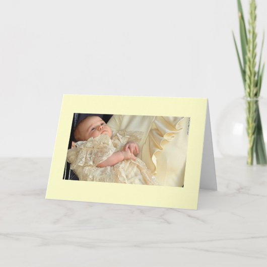 Carte Prince George Christening (Devant)
