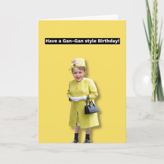 Carte Prince George Have a Gan-Gan Birthday ! (Devant)
