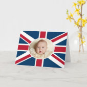 Carte Prince George - William & Kate (Fleur jaune)