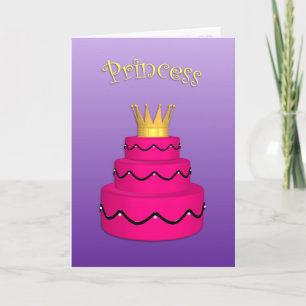 Carte Princess Birthday Card