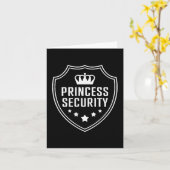 Carte Princess Security Protection Anniversaire de la fa (Fleur jaune)