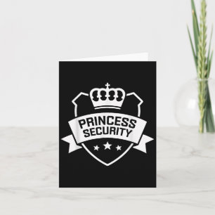 Carte Princess Security Protection Anniversaire Famille