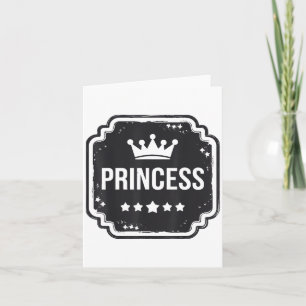Carte Princess Security Team Papa Maman Fête d'anniversa