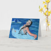 Carte Princess Swan Lake (Fleur jaune)