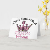 Carte Princesse (Fleur jaune)