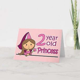 Carte Princesse Âge 2