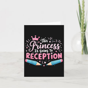 Carte Princesse Aller À La Réception Filles Enfants Reto