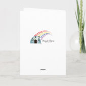 Carte Princesse Artist Granddaughter d'anniversaire (Dos)