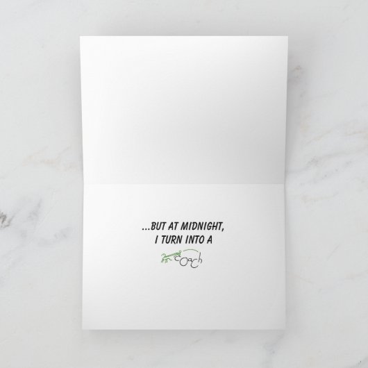 Carte Princesse Citrouille (Intérieur)