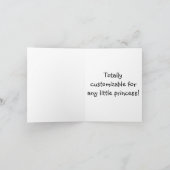 Carte Princesse d'anniversaire (Intérieur)