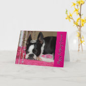 Carte Princesse de joyeux anniversaire - Lola B. Boston (Fleur jaune)