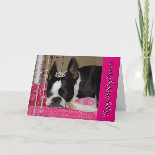 Carte Princesse de joyeux anniversaire - Lola B. Boston (Devant)