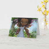 Carte Princesse féerique Card de Lil (Fleur jaune)