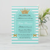Carte Princesse Glam Baby Sprinkle Brunch Shower Party (Debout devant)