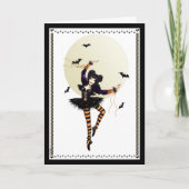 Carte Princesse Halloween Card de citrouille (Devant)