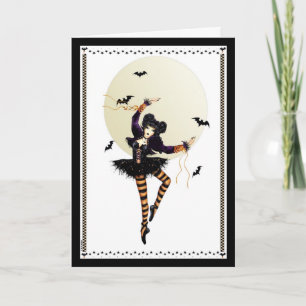 Carte Princesse Halloween Card de citrouille