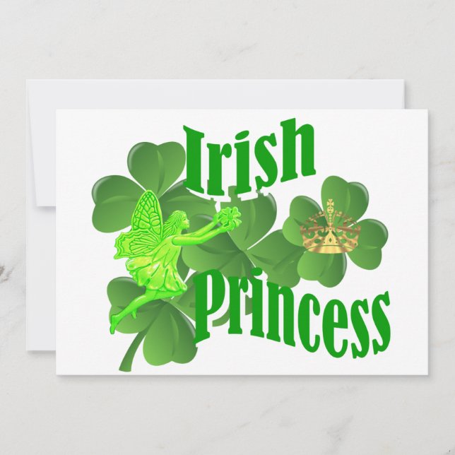 Carte princesse irlandaise (Devant)