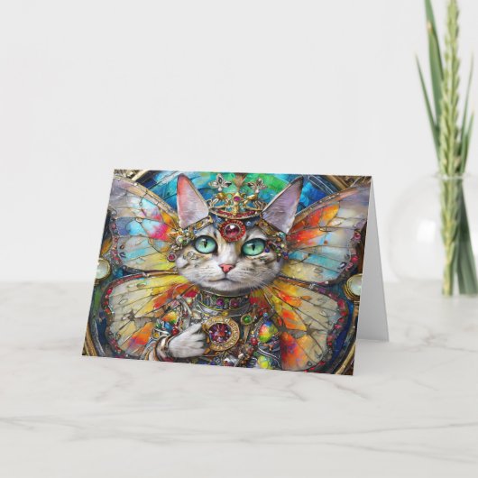 Carte Princesse Kitty Chat de la Brigade des papillons (Devant)