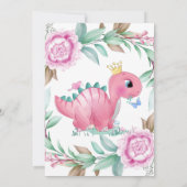 Carte Princesse Pink Dinosaur Quelle est la taille du ve (Dos)