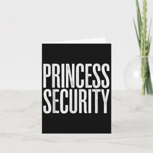Carte Princesse Sécurité Protection Retro Castle Women M