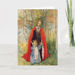 Carte Princesse Spring Mère et fille