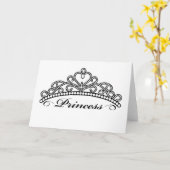Carte Princesse Tiara (Fleur jaune)