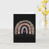 Carte Principal Empreinte de léopard Rainbow (Fleur jaune)