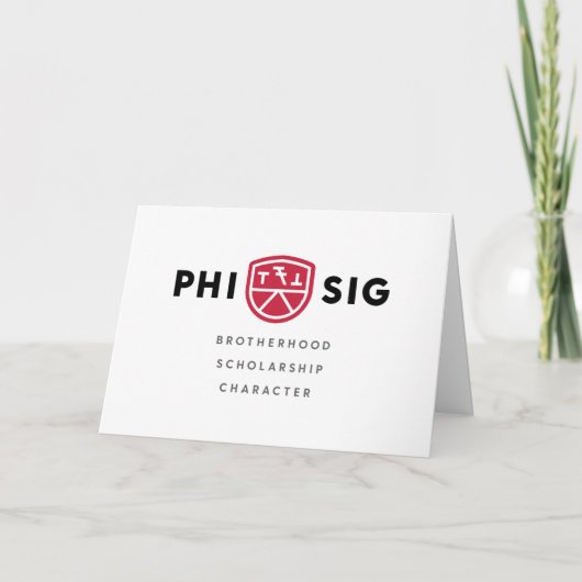 Carte Principes Phi Sigma Kappa (Devant)