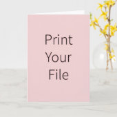 Carte PRINT YOUR FILE: Trading Card (Fleur jaune)