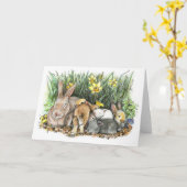 CARTE PRINTEMPS (Fleur jaune)