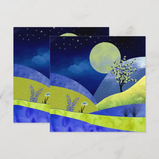 Carte Printemps (Devant / Derrière)