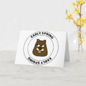 Carte Printemps (Fleur jaune)