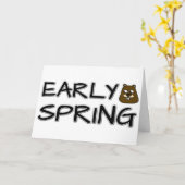 Carte Printemps (Fleur jaune)