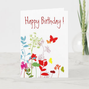 Carte Printemps frais, Joyeux Anniversaire ! - Personnal