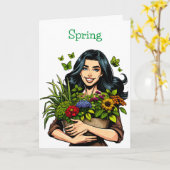 Carte Printemps | Le meilleur moment de l'amitié (Fleur jaune)