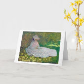 Carte Printemps, Monet (Fleur jaune)