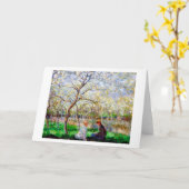 Carte Printemps, Monet (Fleur jaune)