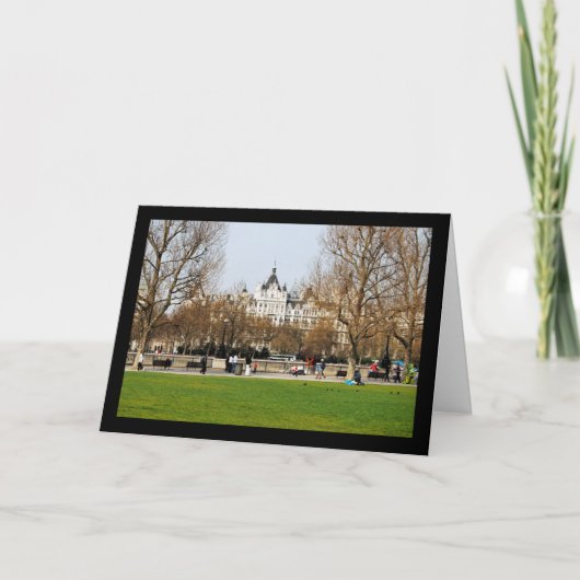 Carte Printemps sur l'Embankment (Devant)