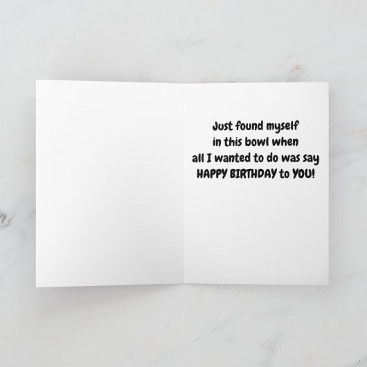 CARTE ***PRIS DANS L'ACTE*** JOLI ANNIVERSAIRE À VOUS (Intérieur)