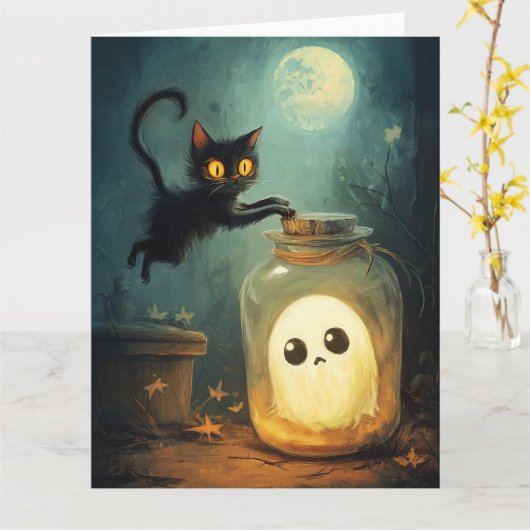 Carte Pris sur le fait  (Fleur jaune)