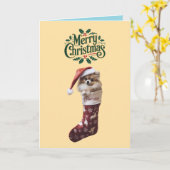 Carte Prise de Noël en Poméranie (Fleur jaune)