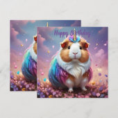 Carte Prism Pigtail : Le Cochon De Guinée Radiant Unicor (Devant / Derrière)