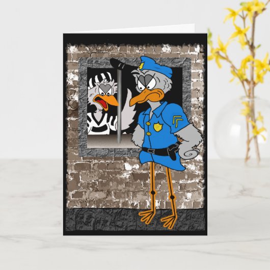 Carte Prison Card : Be good. (Fleur jaune)