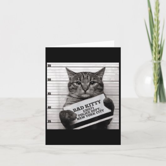 Carte Prison De Prison De Chat Prisonnier Bad Kitty Mugs (Devant)