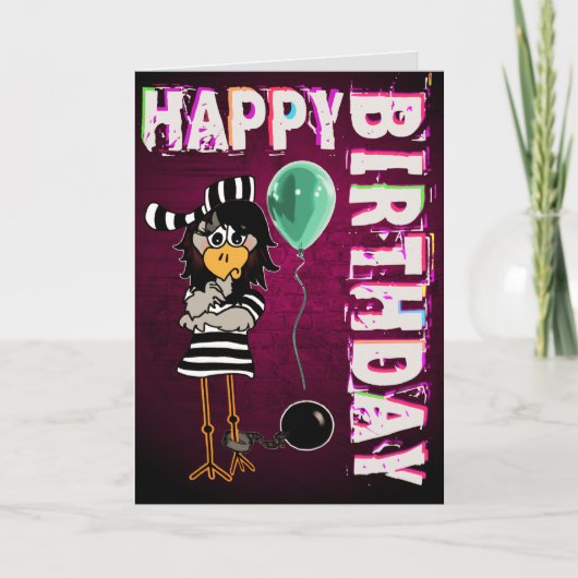 Carte Prison Jailbird (Devant)