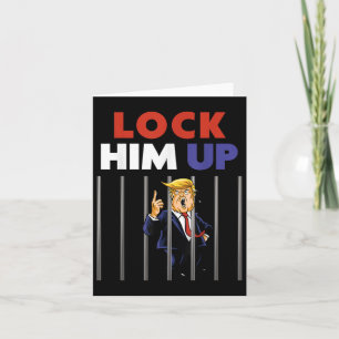 Carte Prison Trump Shirt - Verrouillez-le - Anti Trump